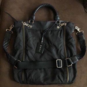 L.A.M.B. Nylon and Leather Purse